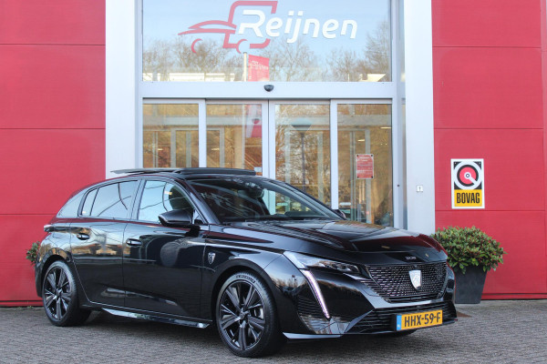 Peugeot 308 1.6 Plug-in Hybrid 180PK GT | PANORAMISCH SCHUIF/KANTEL DAK | 18" LICHTMETALEN VELGEN "PORTLAND" | ALCANTARA INTERIEUR | ELEKTRISCH BEDIENBARE BESTUURDERSSTOEL MET GEHEUGENFUNCTIE | STOEL/STUUR VERWARMING | 360° CAMERA | FOCAL AUDIO SYSTEM | PARKEERSENSOREN VOOR EN ACHTER | CLIMATE CONTROL | ADAPTIVE CRUISE CONTROL | KEYLESS ENTRY/START | DRAADLOZE APPLE CARPLAY/ANDROID AUTO | DRAADLOZE TELEFOONLADER | NAVIGATIE |
