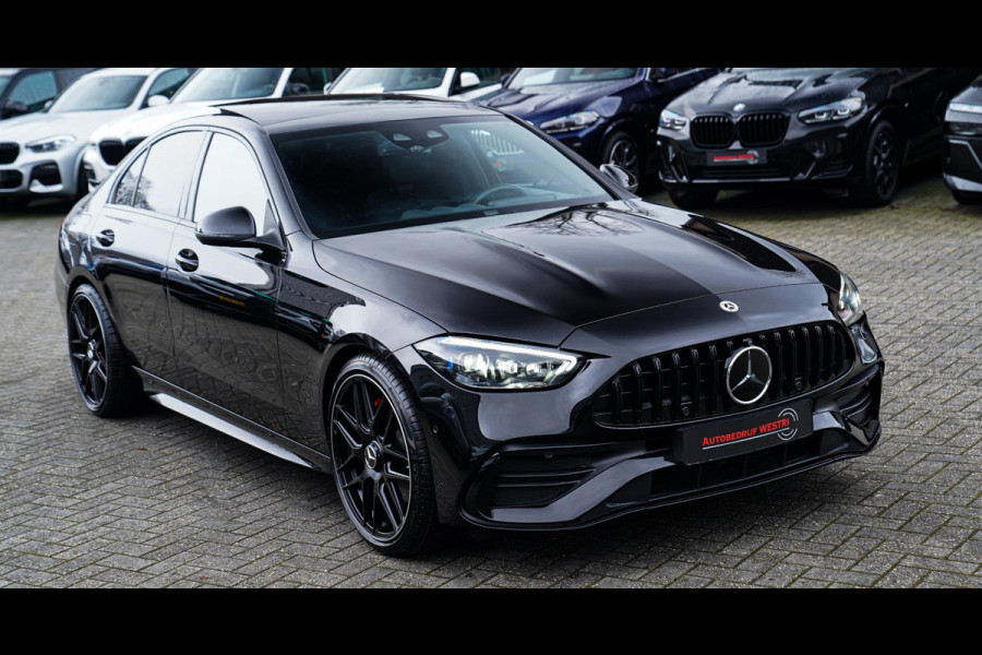 Mercedes-Benz C-Klasse 300 AMG Line | Panorama | Memory | Sfeerverlichting PLUS | C63s Pakket | Massage | 360 cam |