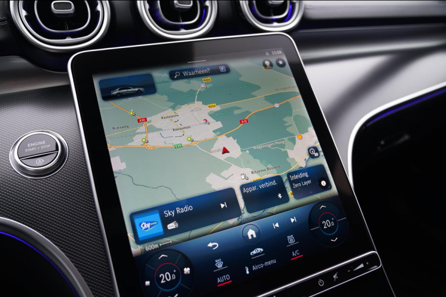 Mercedes-Benz C-Klasse 300 AMG Line | Panorama | Memory | Sfeerverlichting PLUS | C63s Pakket | Massage | 360 cam |