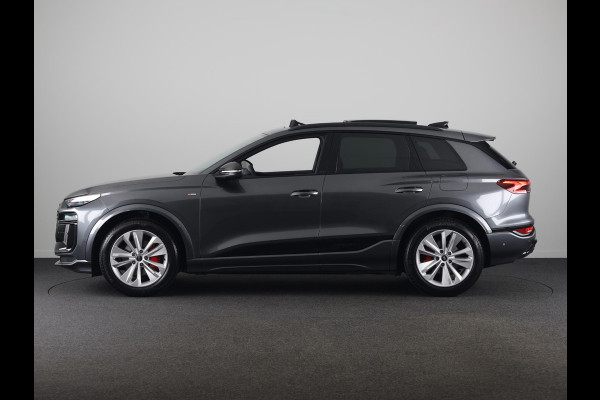 Audi Q6 e-tron S edition 83Kwh 252 pk SUV | Tech pakket plus | Glazen panoramadak | Lederen bekleding | Rode remzadels |