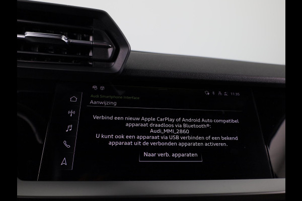 Audi A3 Sportback 35 TFSI Business edition 150 pk S-tronic | Navigatie | Parkeersensoren achter | Adaptieve cruise control | Lederen bekleding | Apple Carplay/Android Auto |