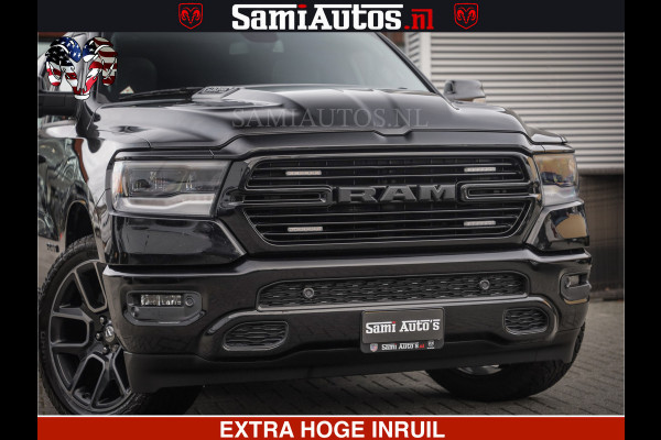 Dodge Ram 1500 SPORT 5.7 V8 HEMI | HUIF | 4x4 | OPEN UITLAAT KLEP | PANORAMA DAK | CREW CAB | 5 PERSOONS DUBBELE CABINE DC | GRIJSKENTEKEN |