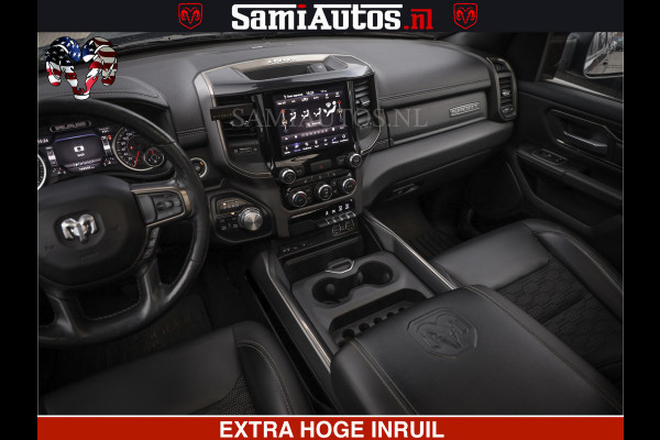Dodge Ram 1500 SPORT 5.7 V8 HEMI | HUIF | 4x4 | OPEN UITLAAT KLEP | PANORAMA DAK | CREW CAB | 5 PERSOONS DUBBELE CABINE DC | GRIJSKENTEKEN |