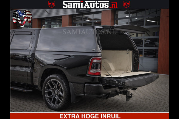 Dodge Ram 1500 SPORT 5.7 V8 HEMI | HUIF | 4x4 | OPEN UITLAAT KLEP | PANORAMA DAK | CREW CAB | 5 PERSOONS DUBBELE CABINE DC | GRIJSKENTEKEN |