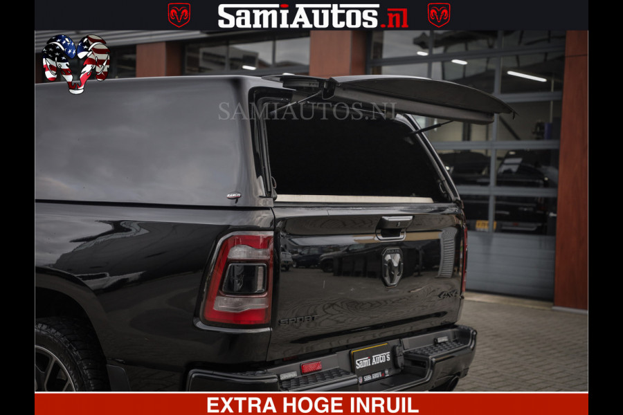 Dodge Ram 1500 SPORT 5.7 V8 HEMI | HUIF | 4x4 | OPEN UITLAAT KLEP | PANORAMA DAK | CREW CAB | 5 PERSOONS DUBBELE CABINE DC | GRIJSKENTEKEN |