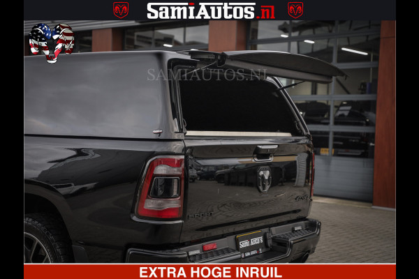 Dodge Ram 1500 SPORT 5.7 V8 HEMI | HUIF | 4x4 | OPEN UITLAAT KLEP | PANORAMA DAK | CREW CAB | 5 PERSOONS DUBBELE CABINE DC | GRIJSKENTEKEN |