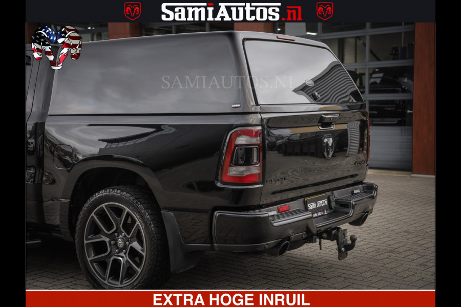 Dodge Ram 1500 SPORT 5.7 V8 HEMI | HUIF | 4x4 | OPEN UITLAAT KLEP | PANORAMA DAK | CREW CAB | 5 PERSOONS DUBBELE CABINE DC | GRIJSKENTEKEN |