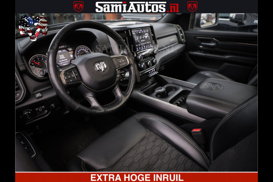 Dodge Ram 1500 SPORT 5.7 V8 HEMI | HUIF | 4x4 | OPEN UITLAAT KLEP | PANORAMA DAK | CREW CAB | 5 PERSOONS DUBBELE CABINE DC | GRIJSKENTEKEN |