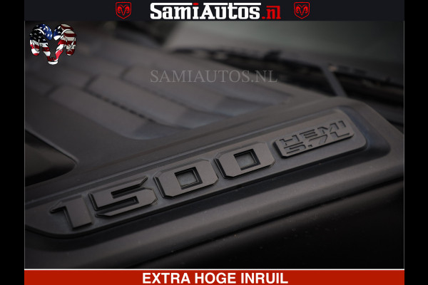 Dodge Ram 1500 SPORT 5.7 V8 HEMI | HUIF | 4x4 | OPEN UITLAAT KLEP | PANORAMA DAK | CREW CAB | 5 PERSOONS DUBBELE CABINE DC | GRIJSKENTEKEN |