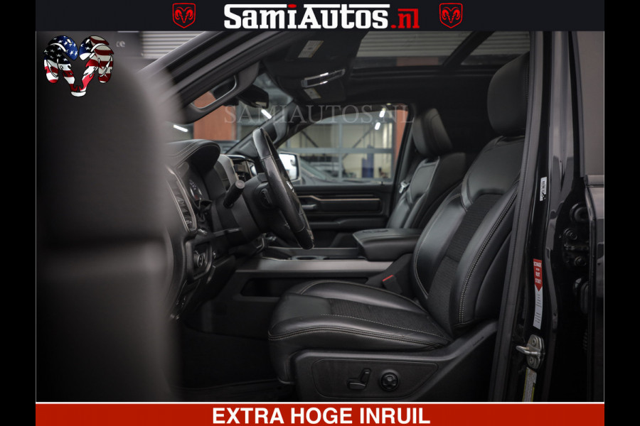 Dodge Ram 1500 SPORT 5.7 V8 HEMI | HUIF | 4x4 | OPEN UITLAAT KLEP | PANORAMA DAK | CREW CAB | 5 PERSOONS DUBBELE CABINE DC | GRIJSKENTEKEN |