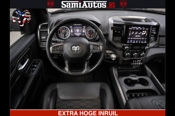 Dodge Ram 1500 SPORT 5.7 V8 HEMI | HUIF | 4x4 | OPEN UITLAAT KLEP | PANORAMA DAK | CREW CAB | 5 PERSOONS DUBBELE CABINE DC | GRIJSKENTEKEN |