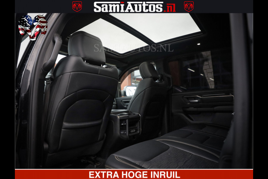 Dodge Ram 1500 SPORT 5.7 V8 HEMI | HUIF | 4x4 | OPEN UITLAAT KLEP | PANORAMA DAK | CREW CAB | 5 PERSOONS DUBBELE CABINE DC | GRIJSKENTEKEN |