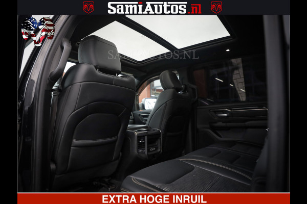 Dodge Ram 1500 SPORT 5.7 V8 HEMI | HUIF | 4x4 | OPEN UITLAAT KLEP | PANORAMA DAK | CREW CAB | 5 PERSOONS DUBBELE CABINE DC | GRIJSKENTEKEN |