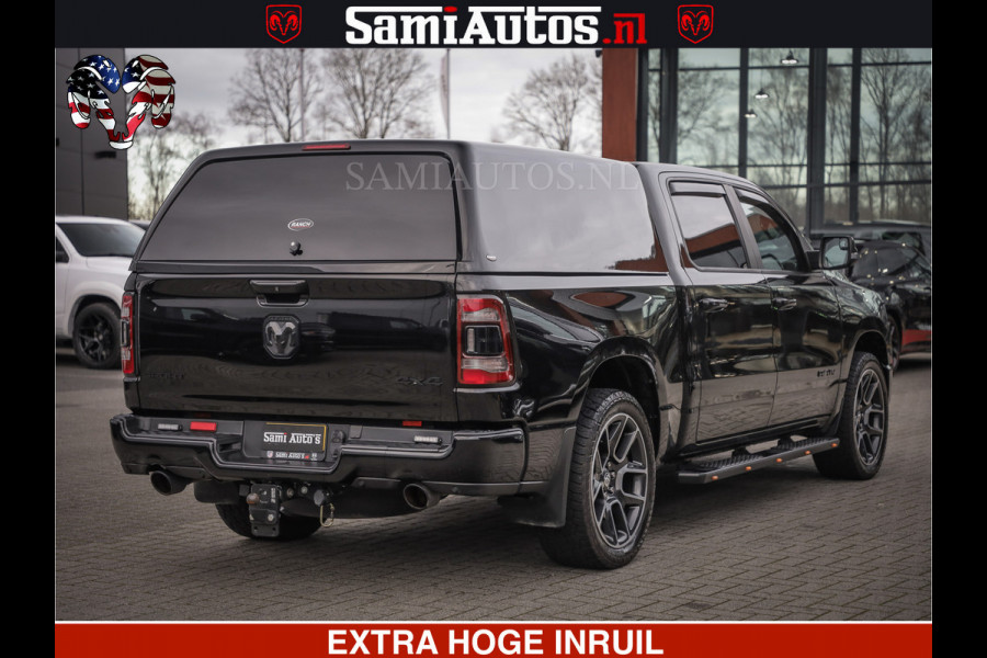 Dodge Ram 1500 SPORT 5.7 V8 HEMI | HUIF | 4x4 | OPEN UITLAAT KLEP | PANORAMA DAK | CREW CAB | 5 PERSOONS DUBBELE CABINE DC | GRIJSKENTEKEN |