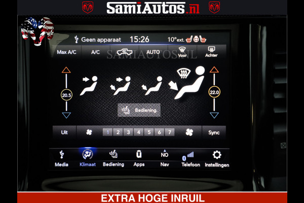 Dodge Ram 1500 SPORT 5.7 V8 HEMI | HUIF | 4x4 | OPEN UITLAAT KLEP | PANORAMA DAK | CREW CAB | 5 PERSOONS DUBBELE CABINE DC | GRIJSKENTEKEN |