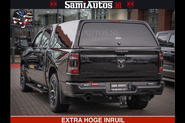 Dodge Ram 1500 SPORT 5.7 V8 HEMI | HUIF | 4x4 | OPEN UITLAAT KLEP | PANORAMA DAK | CREW CAB | 5 PERSOONS DUBBELE CABINE DC | GRIJSKENTEKEN |