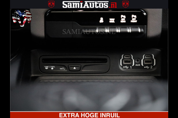 Dodge Ram 1500 SPORT 5.7 V8 HEMI | HUIF | 4x4 | OPEN UITLAAT KLEP | PANORAMA DAK | CREW CAB | 5 PERSOONS DUBBELE CABINE DC | GRIJSKENTEKEN |