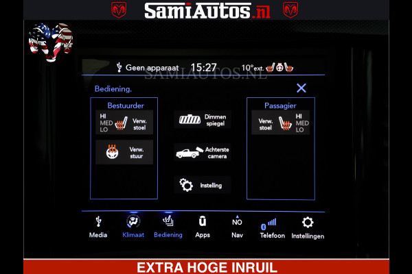 Dodge Ram 1500 SPORT 5.7 V8 HEMI | HUIF | 4x4 | OPEN UITLAAT KLEP | PANORAMA DAK | CREW CAB | 5 PERSOONS DUBBELE CABINE DC | GRIJSKENTEKEN |