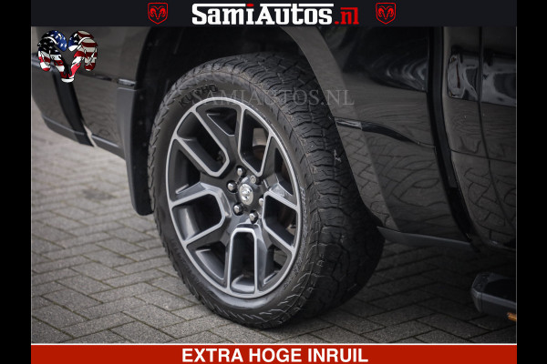 Dodge Ram 1500 SPORT 5.7 V8 HEMI | HUIF | 4x4 | OPEN UITLAAT KLEP | PANORAMA DAK | CREW CAB | 5 PERSOONS DUBBELE CABINE DC | GRIJSKENTEKEN |