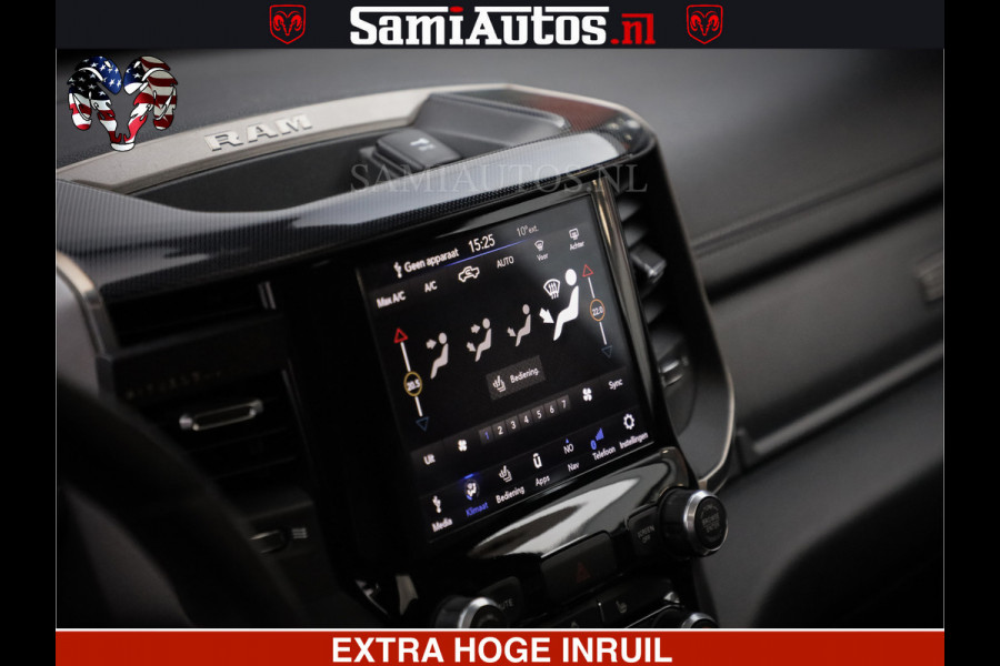 Dodge Ram 1500 SPORT 5.7 V8 HEMI | HUIF | 4x4 | OPEN UITLAAT KLEP | PANORAMA DAK | CREW CAB | 5 PERSOONS DUBBELE CABINE DC | GRIJSKENTEKEN |