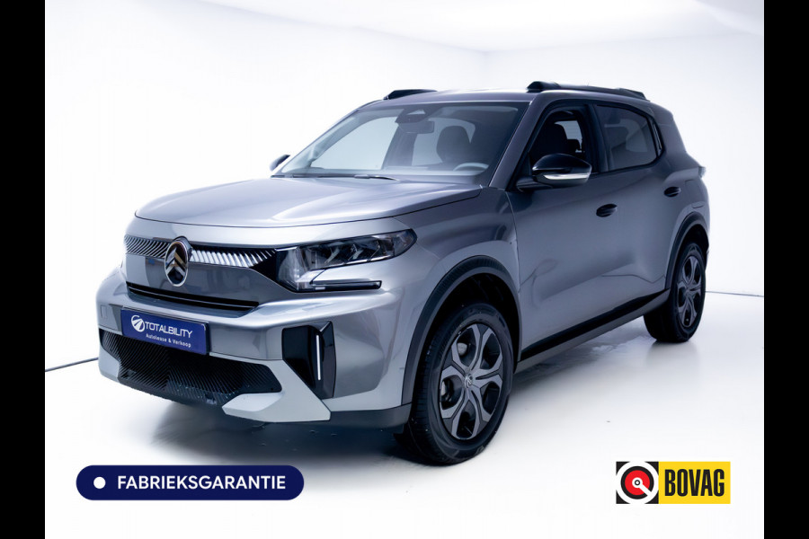 Citroën C3 Aircross 1.2 Hybrid 145pk Plus | Apple Carplay / Android auto | Camera | Led | Extra getint glas achter, Dab, Cruise, Regensensor