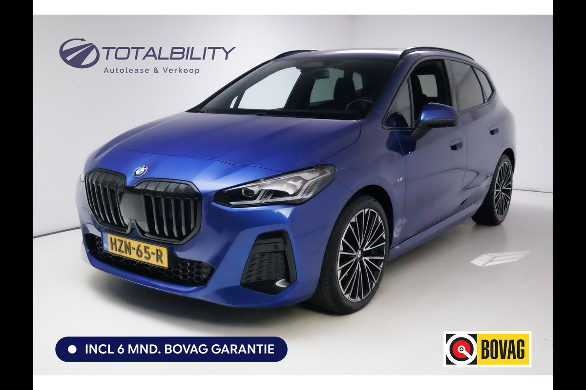 BMW 2 Serie Active Tourer 218i M-Sport automaat | 19 inch Individual Panoramadak | Harman Kardon | HUD Adaptive cruise, 360 Camera, PDC V+A,  El.verstelbare stoel met geheurgen, Elektrische achterklep, Keyless