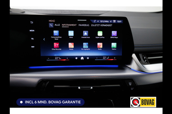 BMW 2 Serie Active Tourer 218i M-Sport automaat | 19 inch Individual Panoramadak | Harman Kardon | HUD Adaptive cruise, 360 Camera, PDC V+A,  El.verstelbare stoel met geheugen, Elektrische achterklep, Keyless