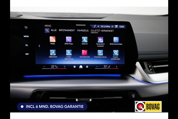 BMW 2 Serie Active Tourer 218i M-Sport automaat | 19 inch Individual Panoramadak | Harman Kardon | HUD Adaptive cruise, 360 Camera, PDC V+A,  El.verstelbare stoel met geheugen, Elektrische achterklep, Keyless