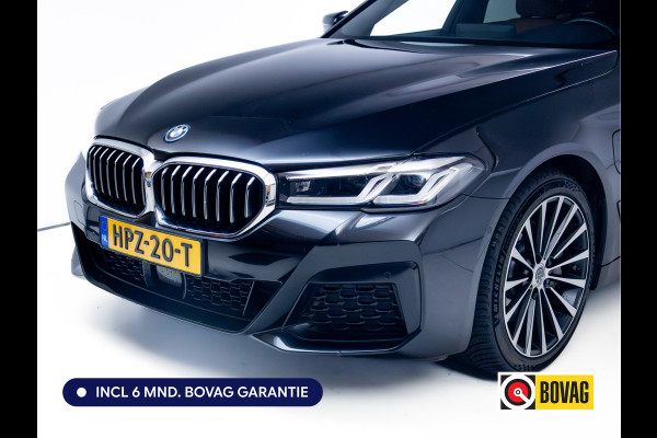 BMW 5 Serie 545e xDrive High Exec. M-sport Black Edition 394 PK automaat | Open Dak | Trekhaak elec. | 360 Camera, Stoel- en stuurverwarming