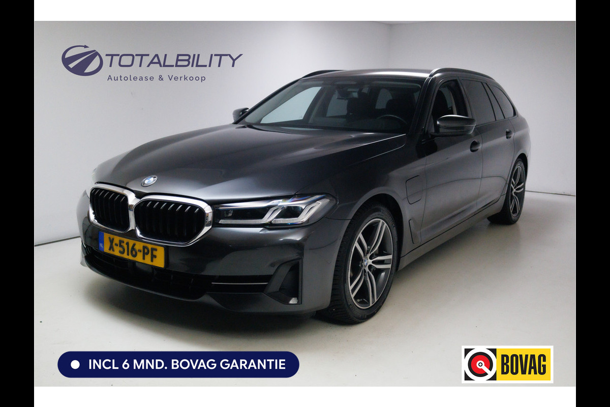 BMW 5 Serie Touring 530e xDrive M-Sport 293 PK | Laser Led | Leder | Camera | All season | Head-up | Elec. klep PDC V+A, Driving assistant, Adaptive Cruise, Displaysleutel