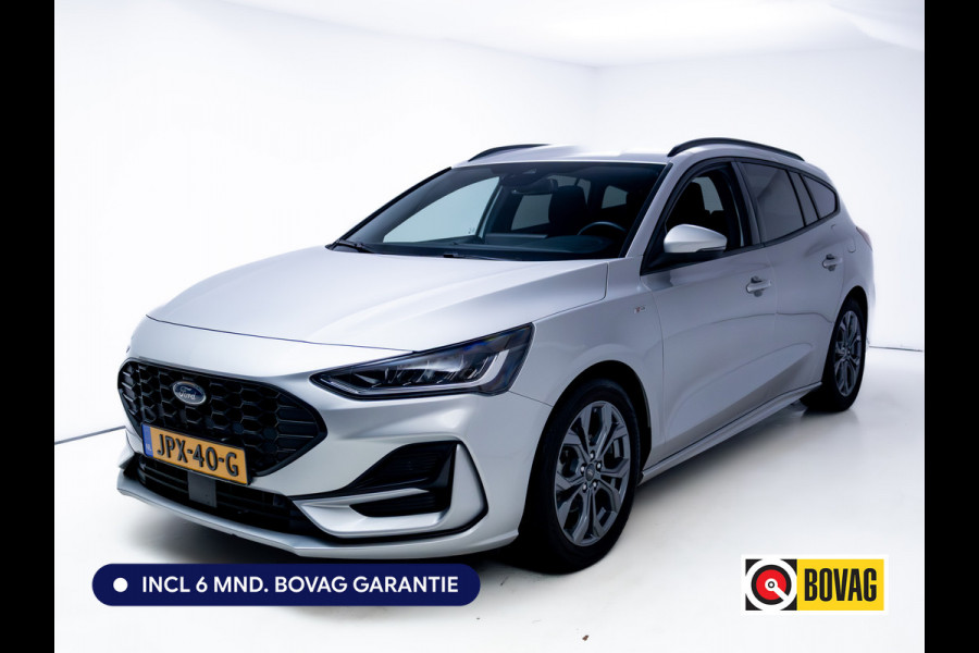 Ford FOCUS Wagon 1.0 EcoBoost Hybrid ST Line 126 PK | Stoel-, Stuur-, en voorruitverwarming | Privacy Glass | Audio Navigatie SYNC4, Cruise, Led, Lendesteun, Parkeerpilot, Parkeersensoren V+A