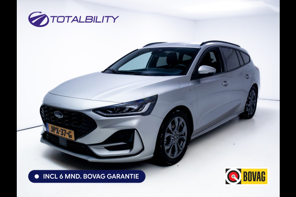 Ford FOCUS Wagon 1.0 EcoBoost Hybrid ST Line 126 PK | Stoel-, Stuur-, en voorruitverwarming | Privacy Glass | Audio Navigatie SYNC4, Cruise, Led, Lendesteun, Parkeerpilot, Parkeersensoren V+A