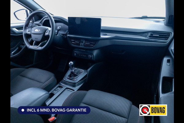 Ford FOCUS Wagon 1.0 EcoBoost Hybrid ST Line 126 PK | Stoel-, Stuur-, en voorruitverwarming | Privacy Glass | Audio Navigatie SYNC4, Cruise, Led, Lendesteun, Parkeerpilot, Parkeersensoren V+A