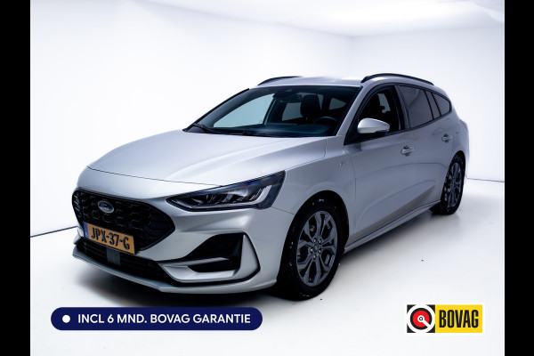Ford FOCUS Wagon 1.0 EcoBoost Hybrid ST Line 126 PK | Stoel-, Stuur-, en voorruitverwarming | Privacy Glass | Audio Navigatie SYNC4, Cruise, Led, Lendesteun, Parkeerpilot, Parkeersensoren V+A