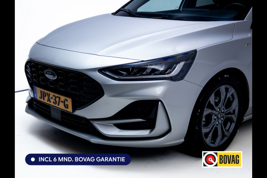Ford FOCUS Wagon 1.0 EcoBoost Hybrid ST Line 126 PK | Stoel-, Stuur-, en voorruitverwarming | Privacy Glass | Audio Navigatie SYNC4, Cruise, Led, Lendesteun, Parkeerpilot, Parkeersensoren V+A
