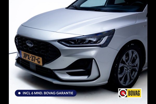Ford FOCUS Wagon 1.0 EcoBoost Hybrid ST Line 126 PK | Stoel-, Stuur-, en voorruitverwarming | Privacy Glass | Audio Navigatie SYNC4, Cruise, Led, Lendesteun, Parkeerpilot, Parkeersensoren V+A