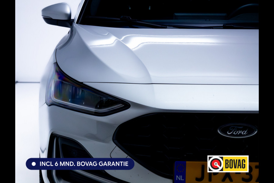 Ford FOCUS Wagon 1.0 EcoBoost Hybrid ST Line 126 PK | Stoel-, Stuur-, en voorruitverwarming | Privacy Glass | Audio Navigatie SYNC4, Cruise, Led, Lendesteun, Parkeerpilot, Parkeersensoren V+A