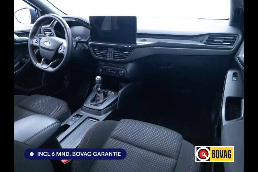 Ford FOCUS Wagon 1.0 EcoBoost Hybrid ST Line 126 PK | Stoel-, Stuur-, en voorruitverwarming | Privacy Glass | Audio Navigatie SYNC4, Cruise, Led, Lendesteun, Parkeerpilot, Parkeersensoren V+A