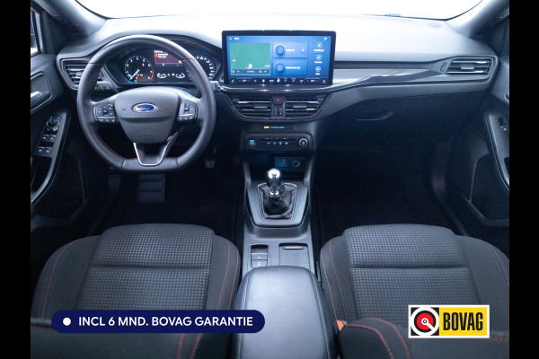 Ford FOCUS Wagon 1.0 EcoBoost Hybrid ST Line 126 PK | Stoel-, Stuur-, en voorruitverwarming | Privacy Glass | Audio Navigatie SYNC4, Cruise, Led, Lendesteun, Parkeerpilot, Parkeersensoren V+A