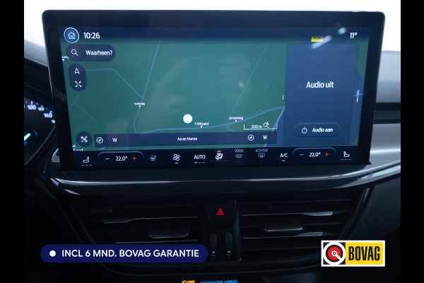 Ford FOCUS Wagon 1.0 EcoBoost Hybrid ST Line 126 PK | Stoel-, Stuur-, en voorruitverwarming | Privacy Glass | Audio Navigatie SYNC4, Cruise, Led, Lendesteun, Parkeerpilot, Parkeersensoren V+A