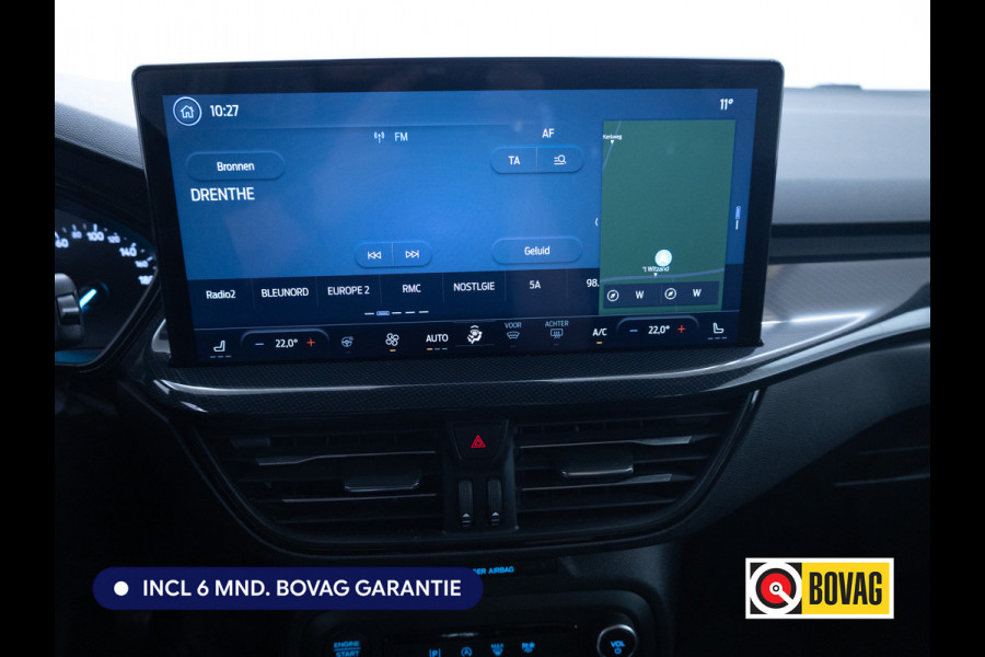 Ford FOCUS Wagon 1.0 EcoBoost Hybrid ST Line 126 PK | Stoel-, Stuur-, en voorruitverwarming | Privacy Glass | Audio Navigatie SYNC4, Cruise, Led, Lendesteun, Parkeerpilot, Parkeersensoren V+A