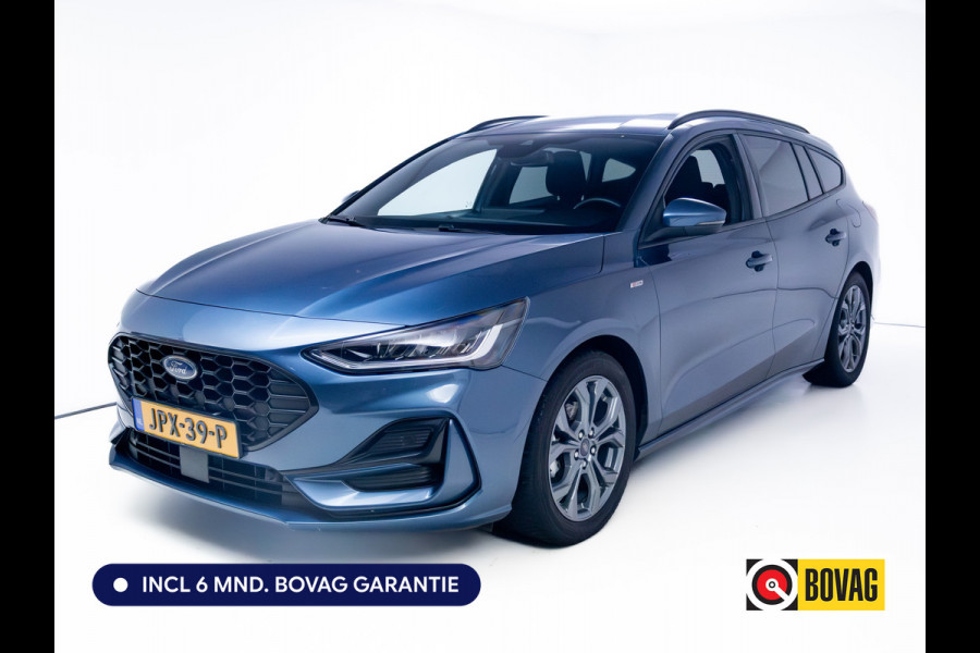 Ford FOCUS Wagon 1.0 EcoBoost Hybrid ST Line 126 PK | Stoel-, Stuur-, en voorruitverwarming | Privacy Glass | Audio Navigatie SYNC4, Cruise, Led, Lendesteun, Parkeerpilot, Parkeersensoren V+A