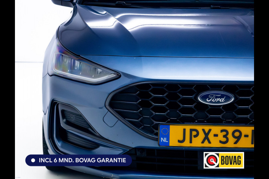 Ford FOCUS Wagon 1.0 EcoBoost Hybrid ST Line 126 PK | Stoel-, Stuur-, en voorruitverwarming | Privacy Glass | Audio Navigatie SYNC4, Cruise, Led, Lendesteun, Parkeerpilot, Parkeersensoren V+A