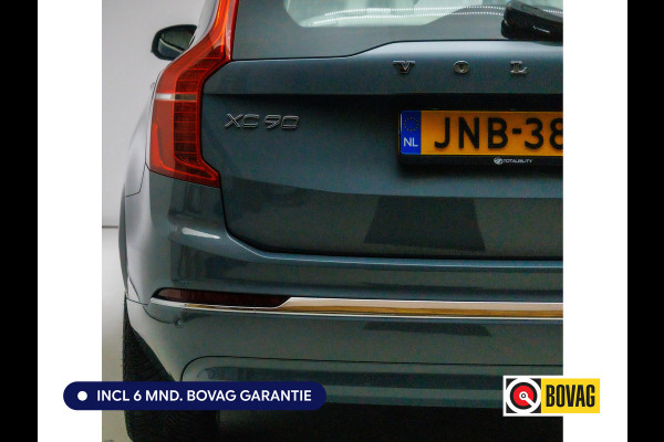 Volvo XC90 2.0 T8 Recharge AWD Ultimate Bright 456 PK Long range | 7 persoons! | Pano | Leer | Headup | All-season Harman Kardon, Stoel-, stuur- & achterbankverw, Elec. voorstoelen met geheugen, Pilot assist, 360 Camera
