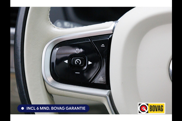 Volvo XC90 2.0 T8 Recharge AWD Ultimate Bright 456 PK Long range | 7 persoons! | Pano | Leer | Headup | All-season Harman Kardon, Stoel-, stuur- & achterbankverw, Elec. voorstoelen met geheugen, Pilot assist, 360 Camera