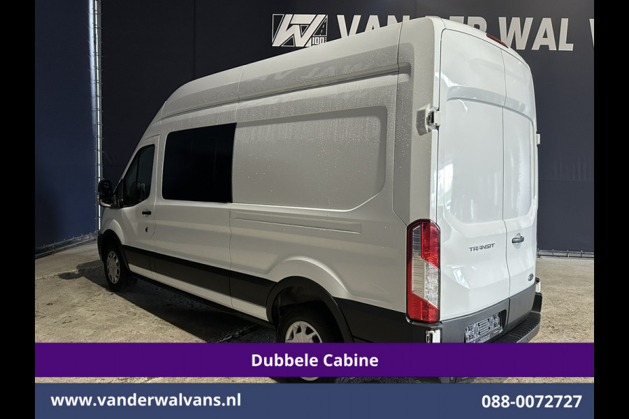 Ford Transit 2.0 TDCI 130pk L3H3 Dubbele Cabine Euro6 Airco | 7-Zits | Cruisecontrol | Verwarmde voorruit Parkeersensoren