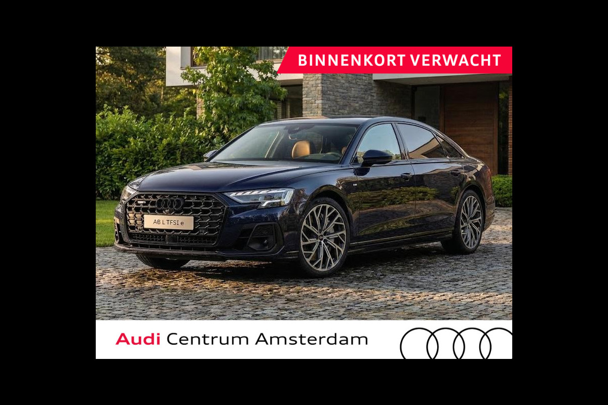 Audi A8 60 TFSI e quattro Lang 462pk | Komt half februari binnen | Panoramdak | Head Up display | Ventilatie + massage voor en achter | B&O | Luchtvering