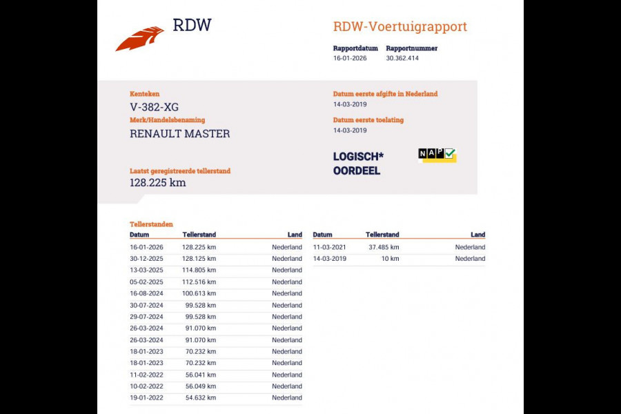 Renault Master T33 2.3 dCi 131pk Euro 6 L1H1 - DC 7 Pers. - Trekhaak - Camera