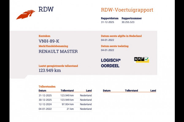 Renault Master T35 2.3 dCi 136pk Euro 6 L2H2 - 2.5t KG Trekhaak - Navi