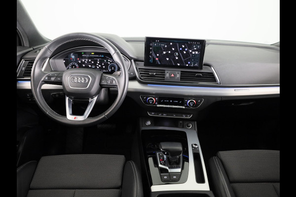 Audi Q5 Sportback 50 TFSI e S edition 299pk | Panoramadak | Trekhaak | Verwarmbare voorstoelen | Adpatieve cruise controle | Matrix koplampen | Navigatie